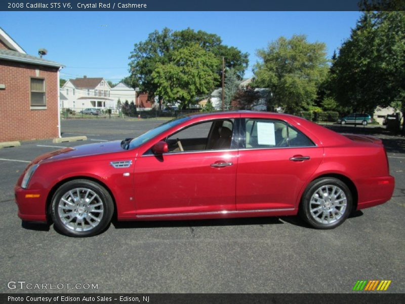 Crystal Red / Cashmere 2008 Cadillac STS V6
