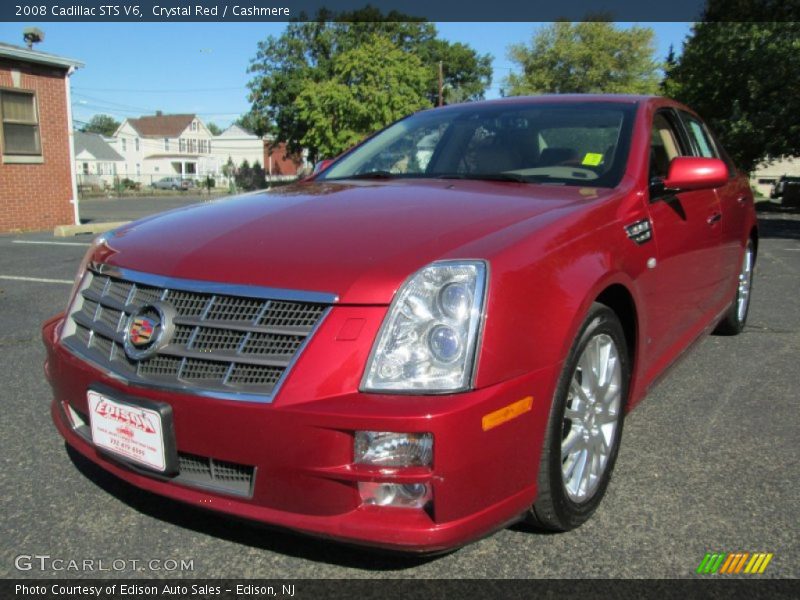 Crystal Red / Cashmere 2008 Cadillac STS V6
