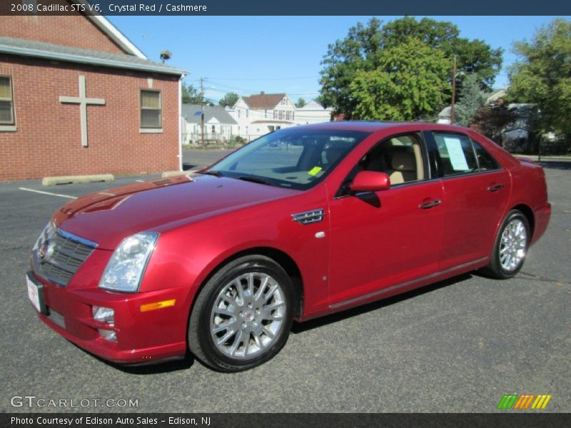 Crystal Red / Cashmere 2008 Cadillac STS V6