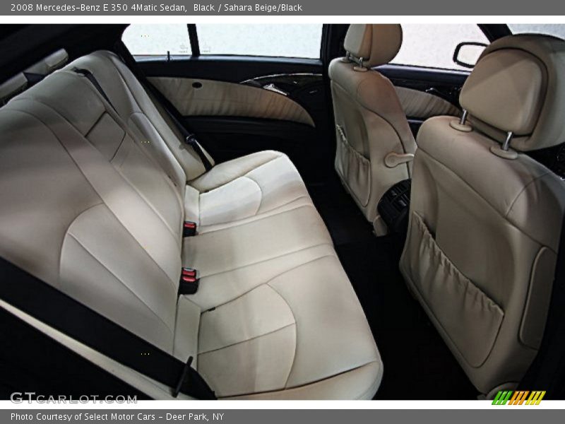 Black / Sahara Beige/Black 2008 Mercedes-Benz E 350 4Matic Sedan