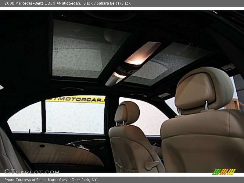 Black / Sahara Beige/Black 2008 Mercedes-Benz E 350 4Matic Sedan