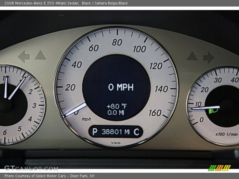 Black / Sahara Beige/Black 2008 Mercedes-Benz E 350 4Matic Sedan