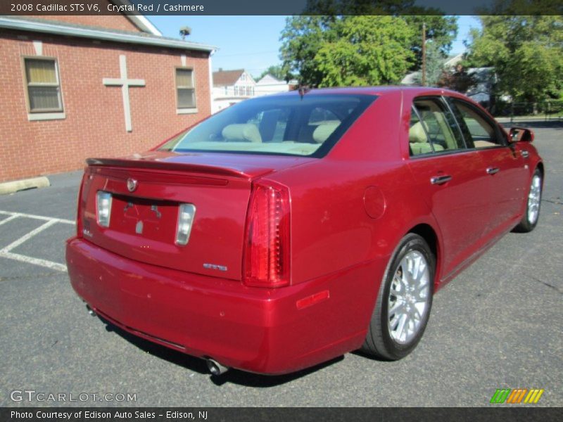 Crystal Red / Cashmere 2008 Cadillac STS V6