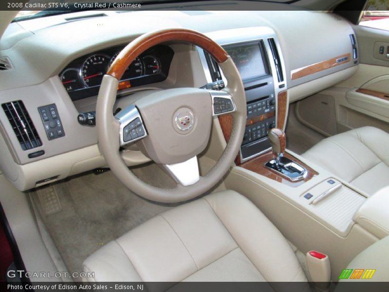 Crystal Red / Cashmere 2008 Cadillac STS V6