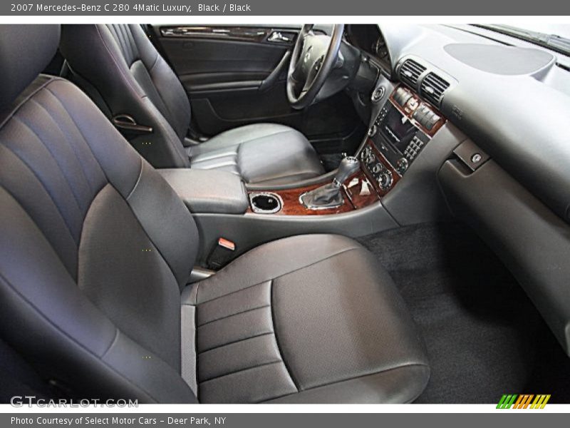 Black / Black 2007 Mercedes-Benz C 280 4Matic Luxury