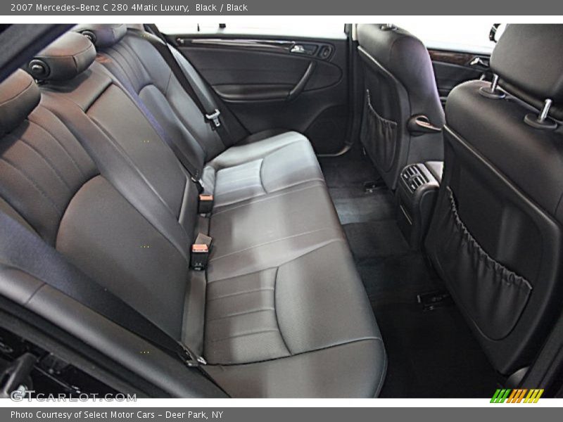 Black / Black 2007 Mercedes-Benz C 280 4Matic Luxury