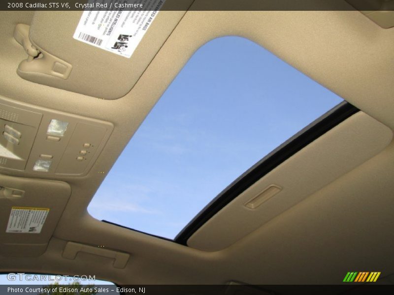 Crystal Red / Cashmere 2008 Cadillac STS V6