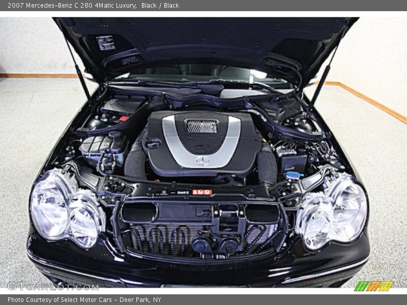 Black / Black 2007 Mercedes-Benz C 280 4Matic Luxury