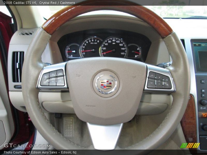 Crystal Red / Cashmere 2008 Cadillac STS V6