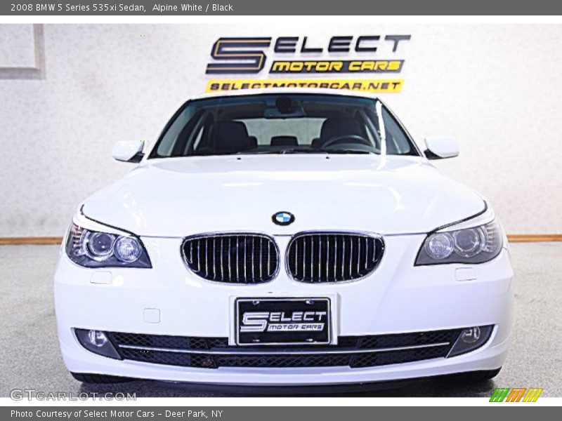 Alpine White / Black 2008 BMW 5 Series 535xi Sedan