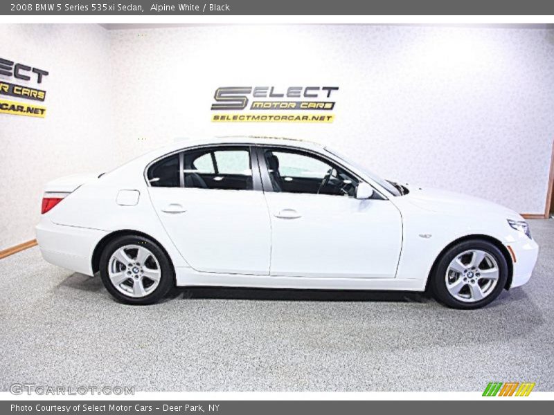 Alpine White / Black 2008 BMW 5 Series 535xi Sedan