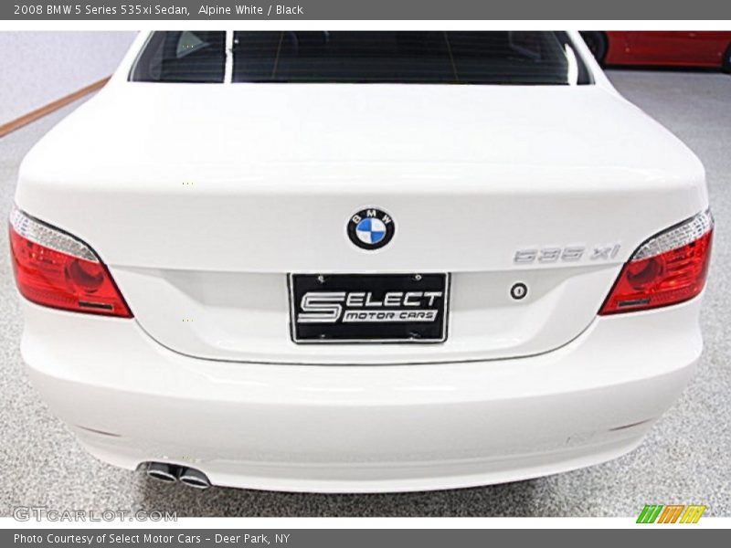 Alpine White / Black 2008 BMW 5 Series 535xi Sedan