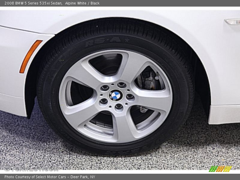 Alpine White / Black 2008 BMW 5 Series 535xi Sedan