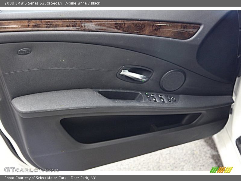 Alpine White / Black 2008 BMW 5 Series 535xi Sedan