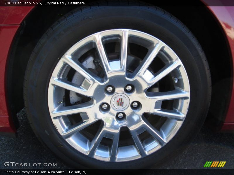 Crystal Red / Cashmere 2008 Cadillac STS V6