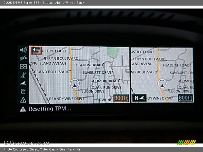 Alpine White / Black 2008 BMW 5 Series 535xi Sedan