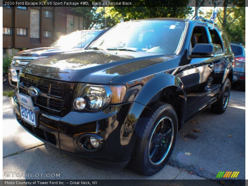 Black / Charcoal Black 2010 Ford Escape XLT V6 Sport Package 4WD