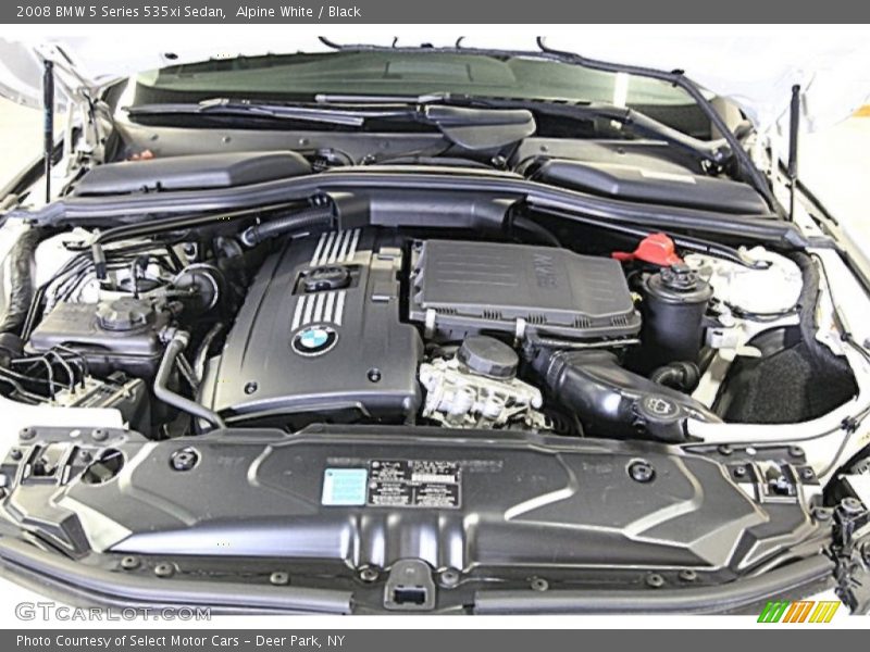 Alpine White / Black 2008 BMW 5 Series 535xi Sedan