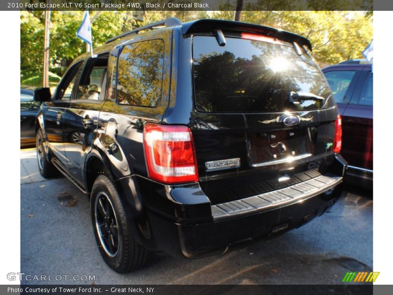 Black / Charcoal Black 2010 Ford Escape XLT V6 Sport Package 4WD