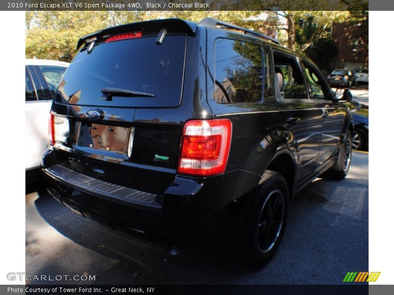 Black / Charcoal Black 2010 Ford Escape XLT V6 Sport Package 4WD