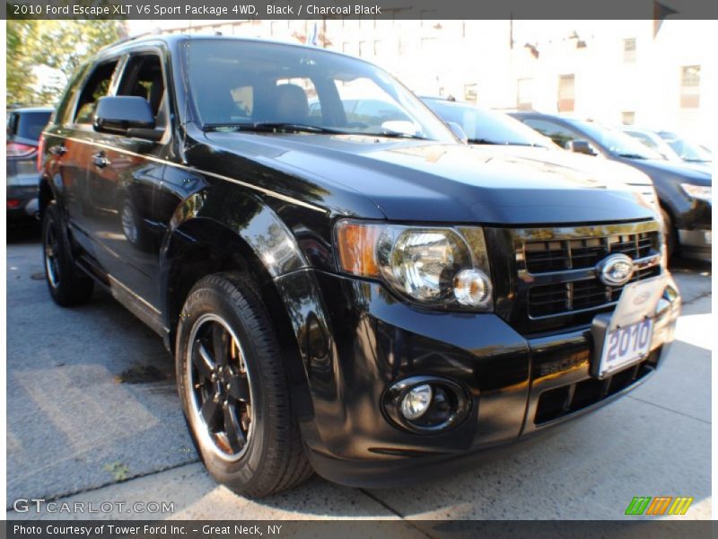 Black / Charcoal Black 2010 Ford Escape XLT V6 Sport Package 4WD