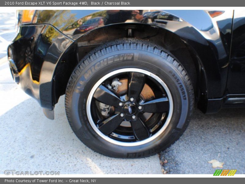 Black / Charcoal Black 2010 Ford Escape XLT V6 Sport Package 4WD