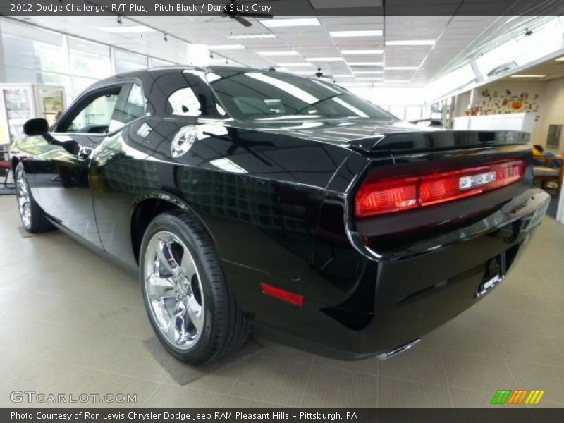 Pitch Black / Dark Slate Gray 2012 Dodge Challenger R/T Plus