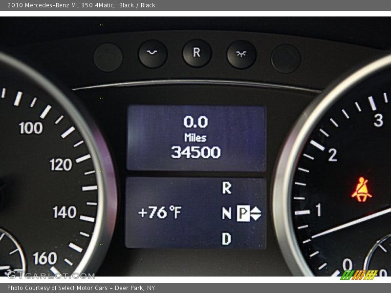 Black / Black 2010 Mercedes-Benz ML 350 4Matic
