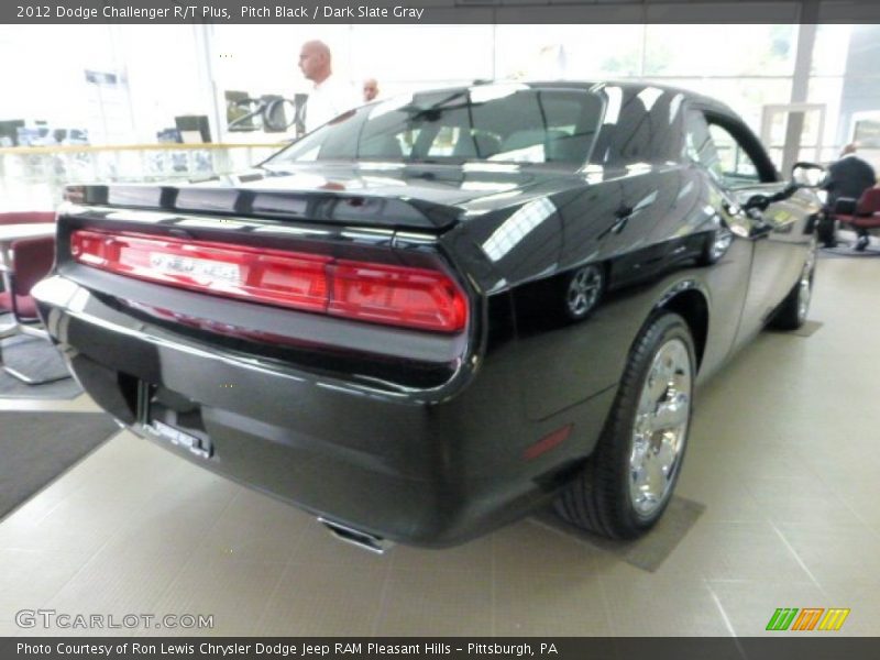 Pitch Black / Dark Slate Gray 2012 Dodge Challenger R/T Plus
