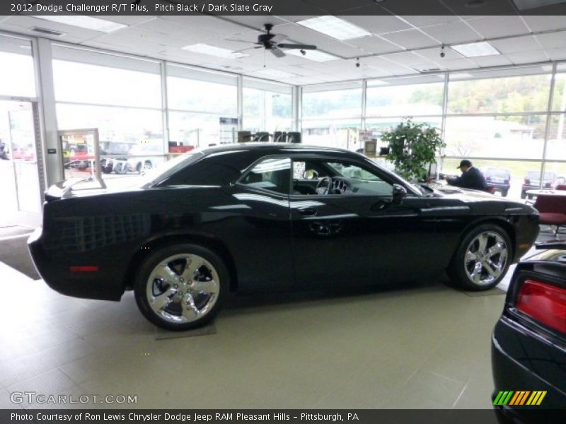 Pitch Black / Dark Slate Gray 2012 Dodge Challenger R/T Plus