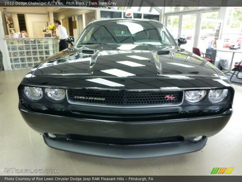 Pitch Black / Dark Slate Gray 2012 Dodge Challenger R/T Plus