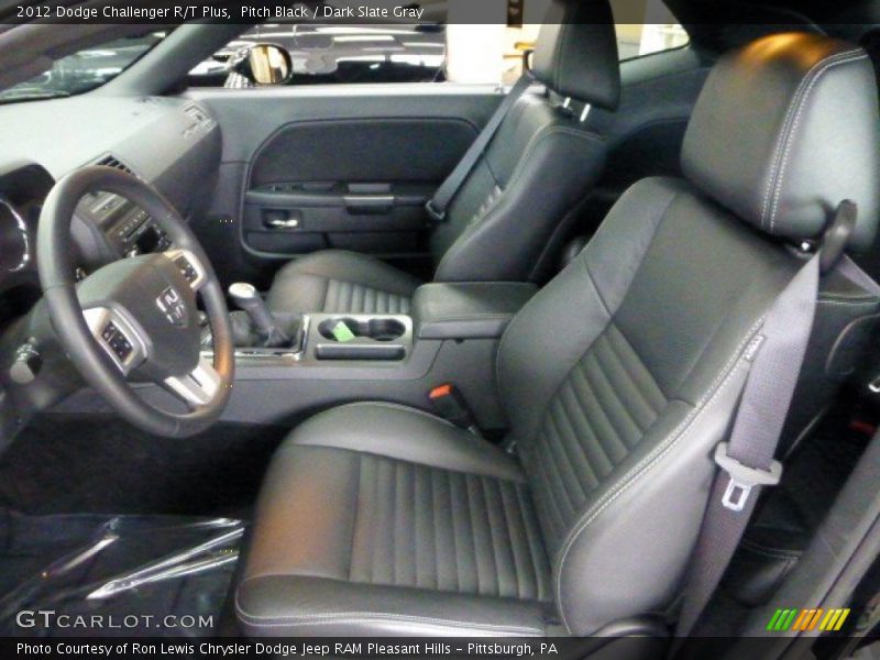 Pitch Black / Dark Slate Gray 2012 Dodge Challenger R/T Plus