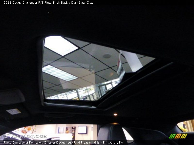 Pitch Black / Dark Slate Gray 2012 Dodge Challenger R/T Plus