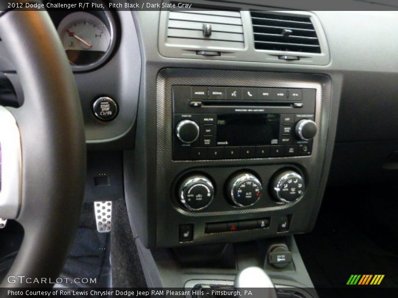 Pitch Black / Dark Slate Gray 2012 Dodge Challenger R/T Plus