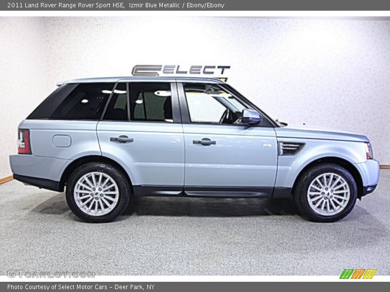 Izmir Blue Metallic / Ebony/Ebony 2011 Land Rover Range Rover Sport HSE