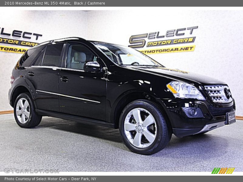 Black / Cashmere 2010 Mercedes-Benz ML 350 4Matic