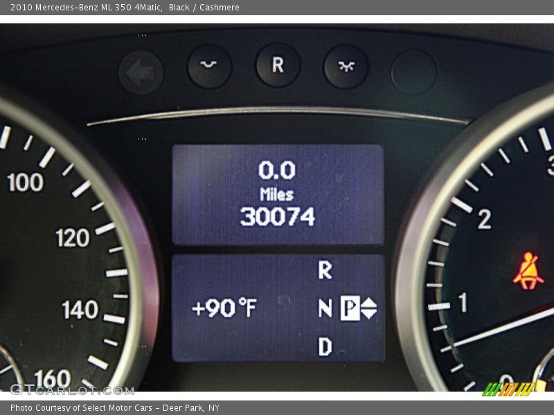 Black / Cashmere 2010 Mercedes-Benz ML 350 4Matic