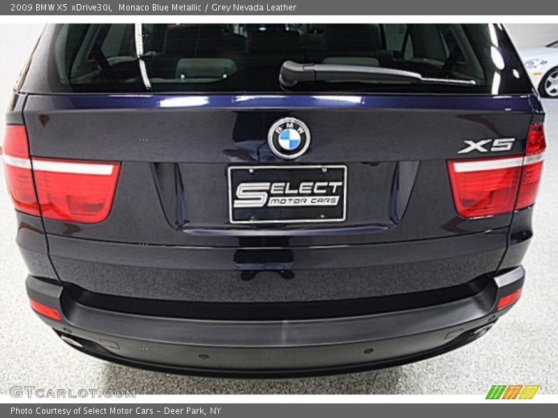 Monaco Blue Metallic / Grey Nevada Leather 2009 BMW X5 xDrive30i