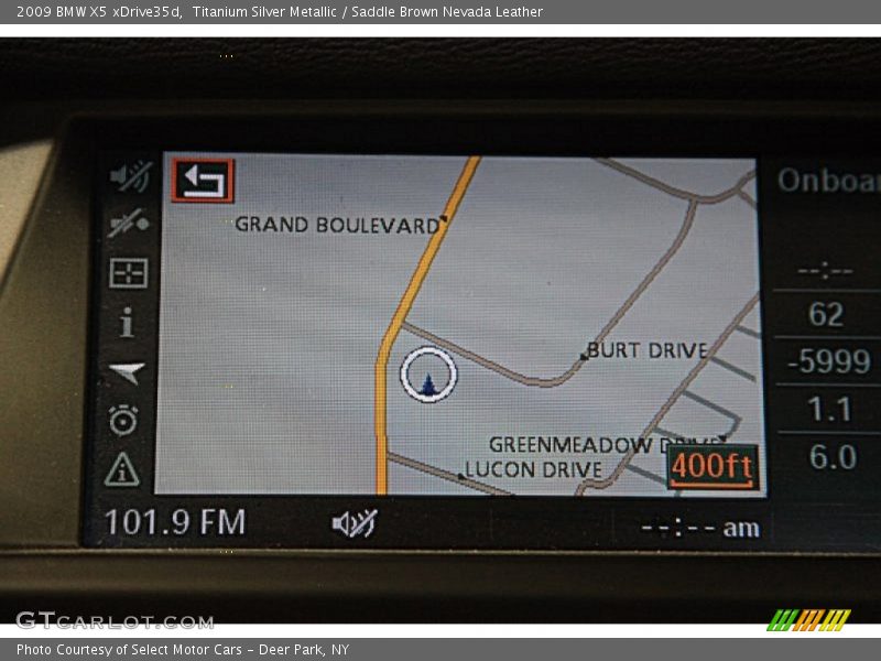 Titanium Silver Metallic / Saddle Brown Nevada Leather 2009 BMW X5 xDrive35d