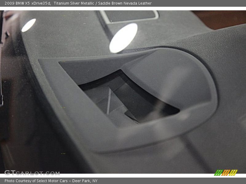 Titanium Silver Metallic / Saddle Brown Nevada Leather 2009 BMW X5 xDrive35d