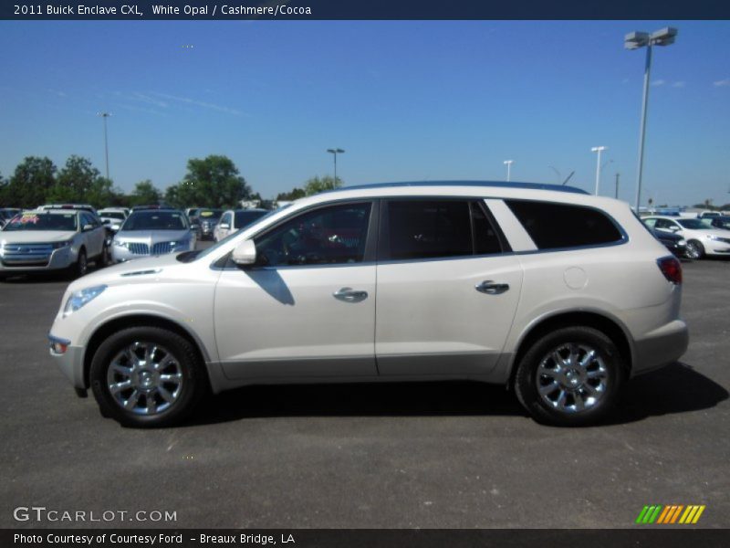 White Opal / Cashmere/Cocoa 2011 Buick Enclave CXL