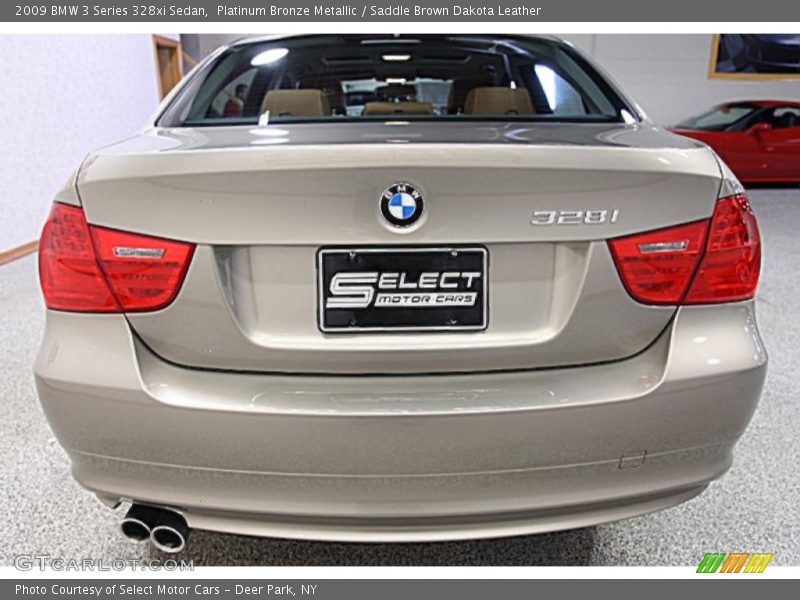 Platinum Bronze Metallic / Saddle Brown Dakota Leather 2009 BMW 3 Series 328xi Sedan