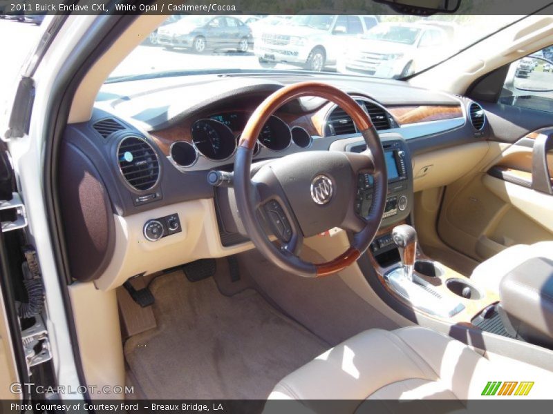 White Opal / Cashmere/Cocoa 2011 Buick Enclave CXL