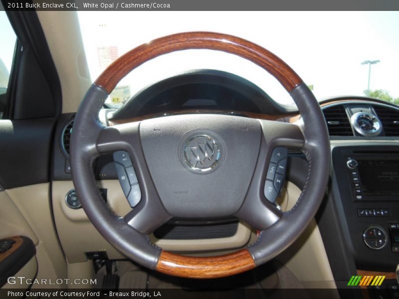 White Opal / Cashmere/Cocoa 2011 Buick Enclave CXL