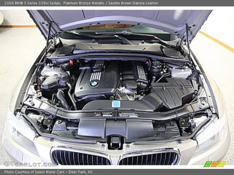 Platinum Bronze Metallic / Saddle Brown Dakota Leather 2009 BMW 3 Series 328xi Sedan