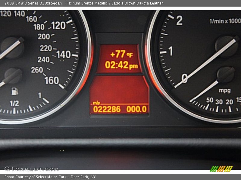 Platinum Bronze Metallic / Saddle Brown Dakota Leather 2009 BMW 3 Series 328xi Sedan