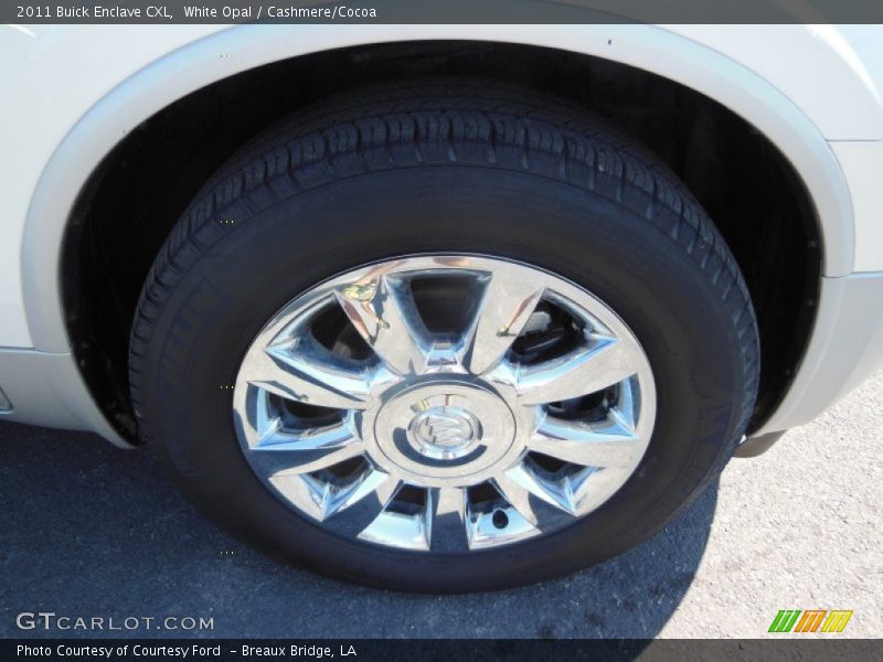 White Opal / Cashmere/Cocoa 2011 Buick Enclave CXL