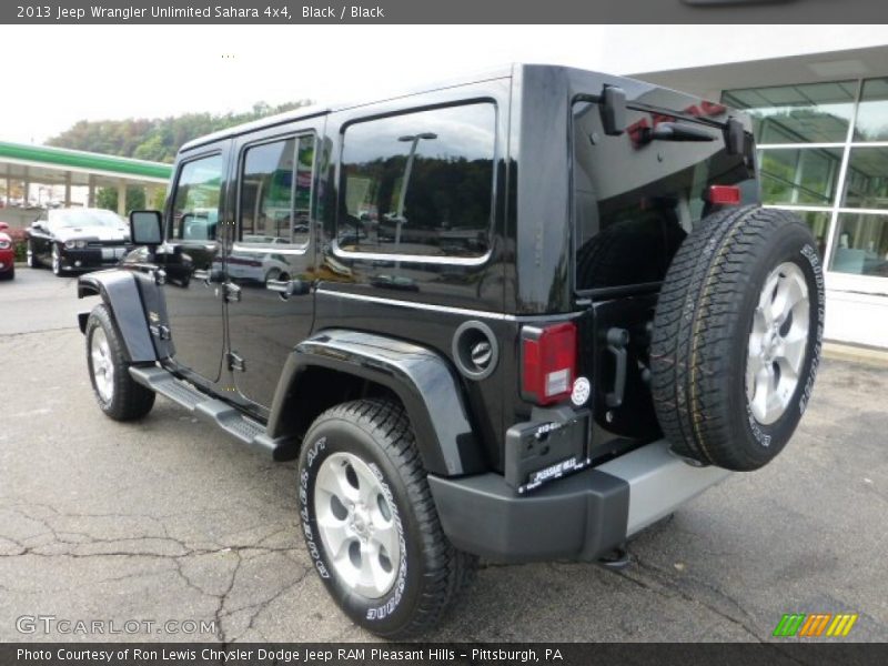 Black / Black 2013 Jeep Wrangler Unlimited Sahara 4x4