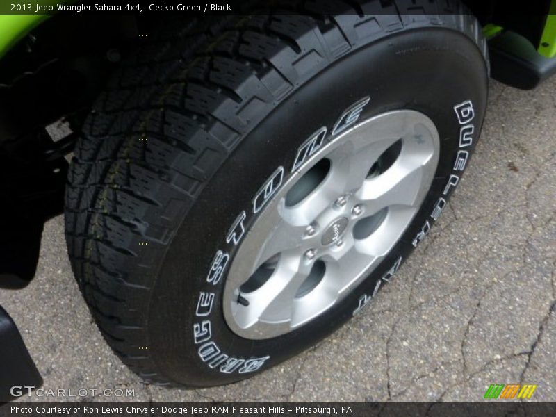 Gecko Green / Black 2013 Jeep Wrangler Sahara 4x4