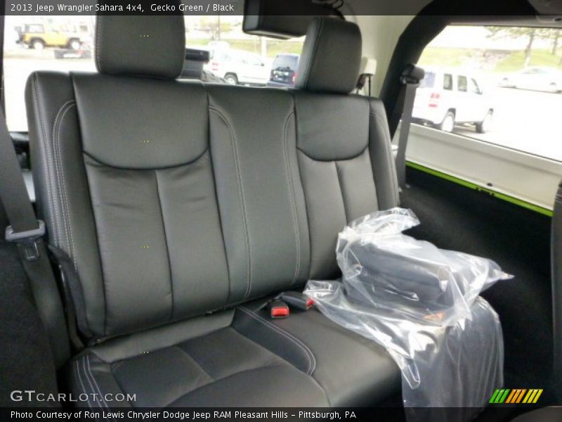 Rear Seat of 2013 Wrangler Sahara 4x4